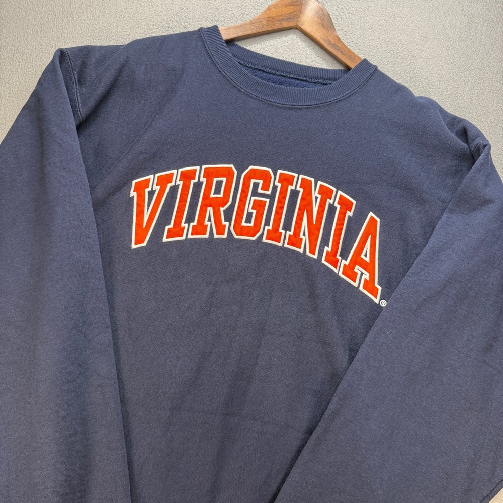 University of Virginia Crewneck Sweatshirt UVA Steve and Barrys Men XL Blue Cavs